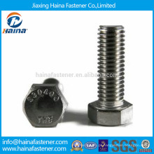 Fornecedores China Aço Inoxidável 304 Full Threaded Hex Cap Screw